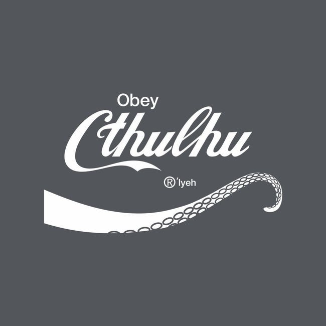 Obey Cthulhu-none removable cover w insert throw pillow-cepheart