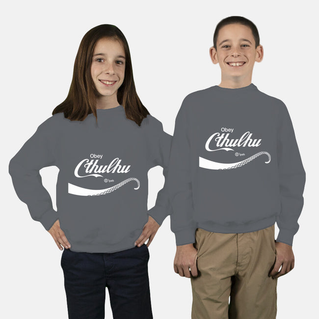 Obey Cthulhu-youth crew neck sweatshirt-cepheart