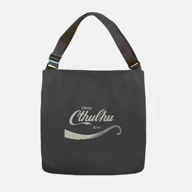 Obey Cthulhu-none adjustable tote-cepheart