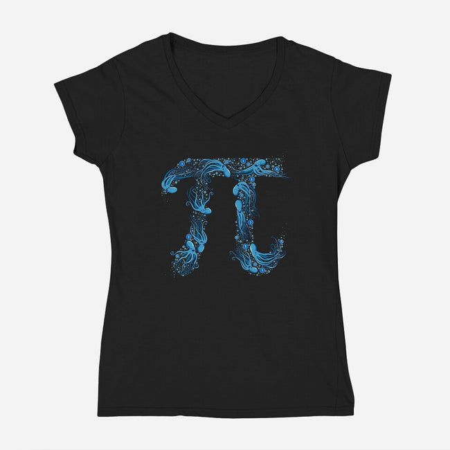 OctoPi-womens v-neck tee-RoseMakesArt