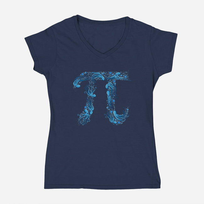OctoPi-womens v-neck tee-RoseMakesArt