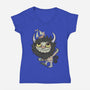 Ode to the Wild Things-womens v-neck tee-wotto