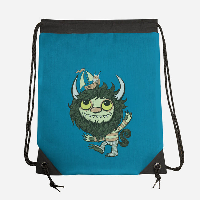 Ode to the Wild Things-none drawstring bag-wotto
