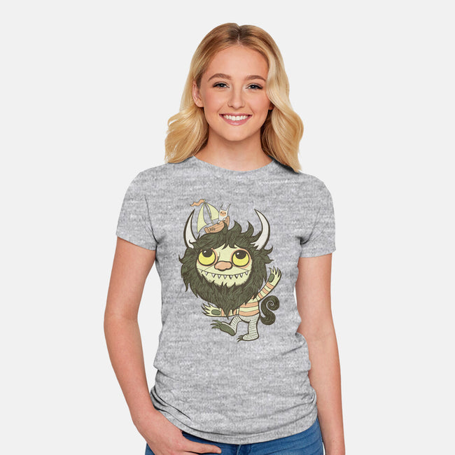 Ode to the Wild Things-womens fitted tee-wotto