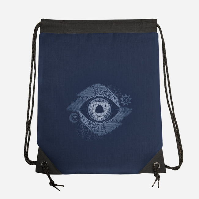 ODIN'S EYE-none drawstring bag-RAIDHO