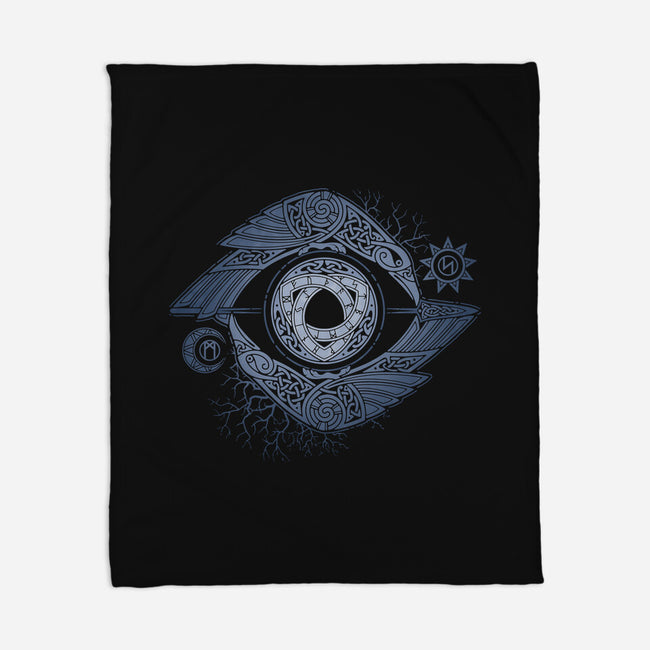 ODIN'S EYE-none fleece blanket-RAIDHO