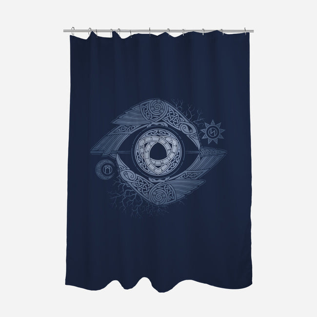 ODIN'S EYE-none polyester shower curtain-RAIDHO