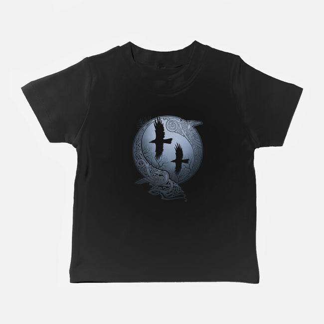 Odin's Ravens-baby basic tee-RAIDHO