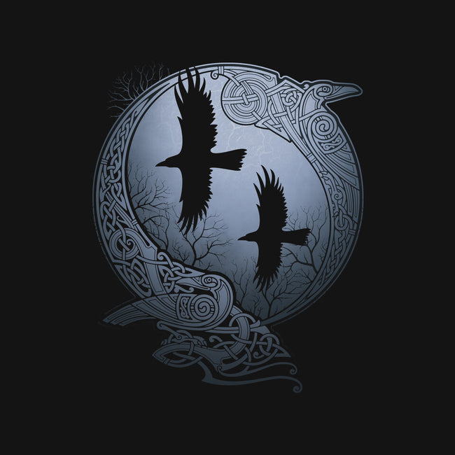 Odin's Ravens-none removable cover throw pillow-RAIDHO