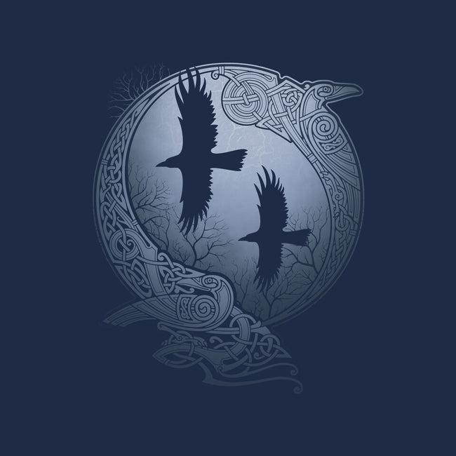Odin's Ravens-none removable cover throw pillow-RAIDHO