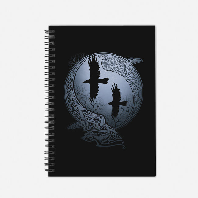 Odin's Ravens-none dot grid notebook-RAIDHO