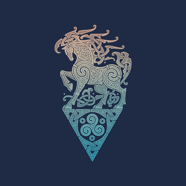 Odin's Steed-none removable cover w insert throw pillow-RAIDHO