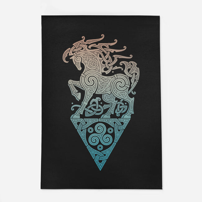 Odin's Steed-none indoor rug-RAIDHO