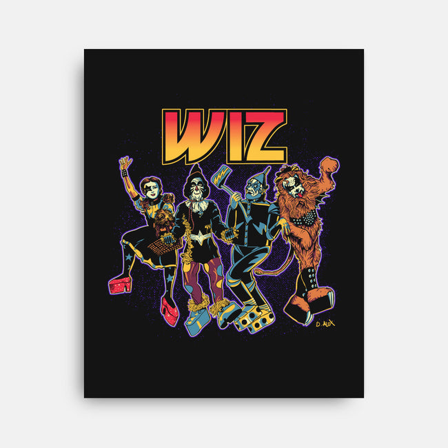 Off To Rock the Wiz-none stretched canvas-DonovanAlex
