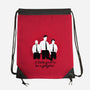 Office Gangsters-none drawstring bag-shirtoid