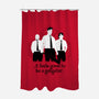 Office Gangsters-none polyester shower curtain-shirtoid