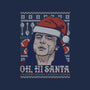 Oh Hi Santa-womens v-neck tee-CoD Designs