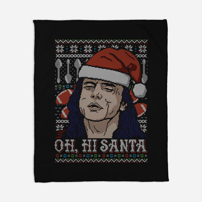Oh Hi Santa-none fleece blanket-CoD Designs