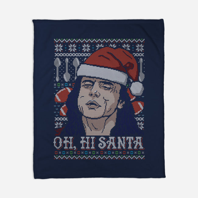 Oh Hi Santa-none fleece blanket-CoD Designs