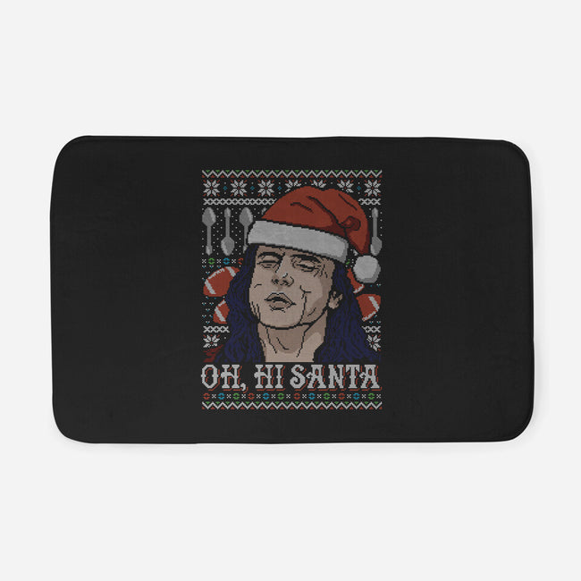 Oh Hi Santa-none memory foam bath mat-CoD Designs