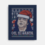 Oh Hi Santa-none stretched canvas-CoD Designs