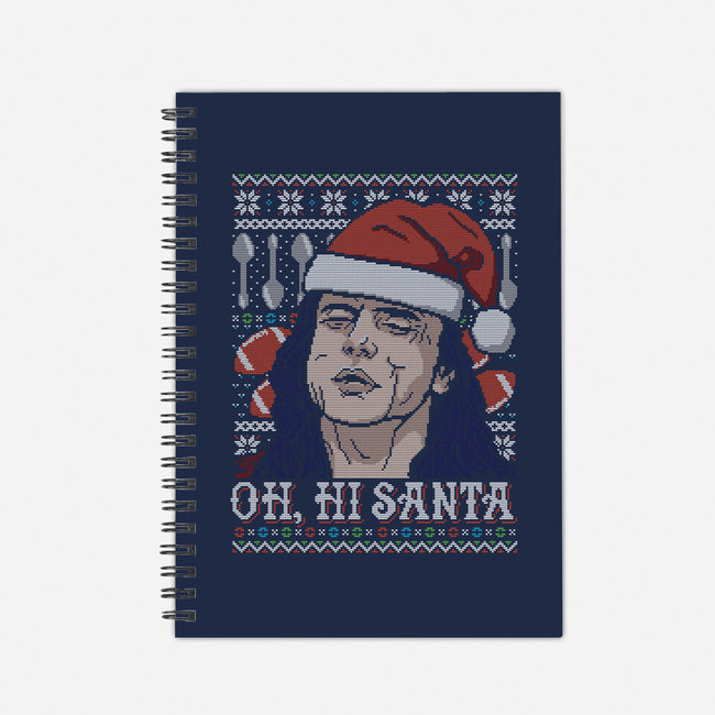 Oh Hi Santa-none dot grid notebook-CoD Designs