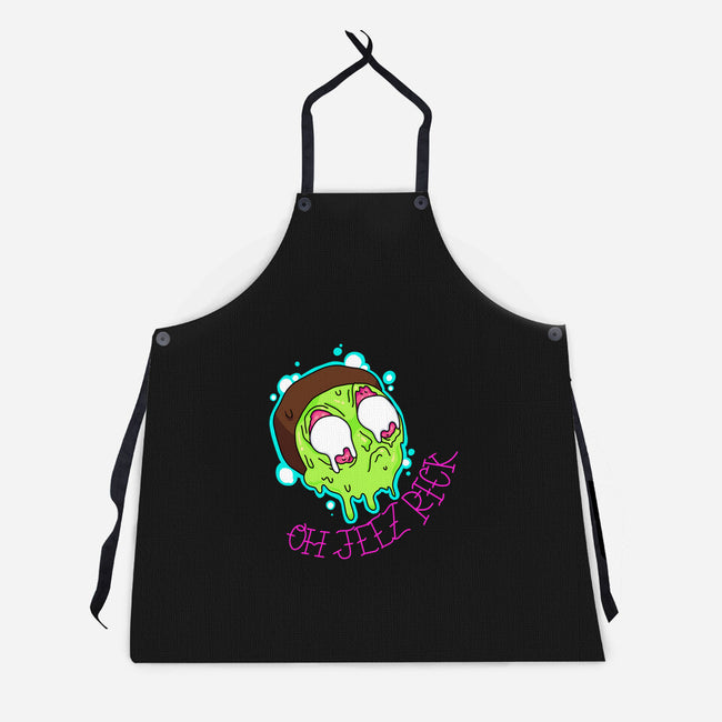 OH JEEZ-unisex kitchen apron-ithrowtrainz