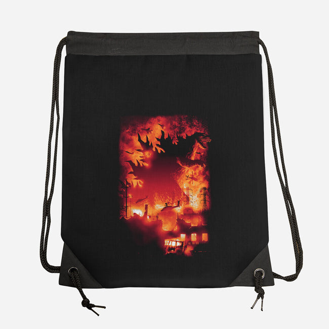 Oh No, There Goes Tokyo-none drawstring bag-cs3ink