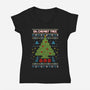 Oh, Chemist Tree!-womens v-neck tee-neverbluetshirts