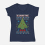 Oh, Chemist Tree!-womens v-neck tee-neverbluetshirts