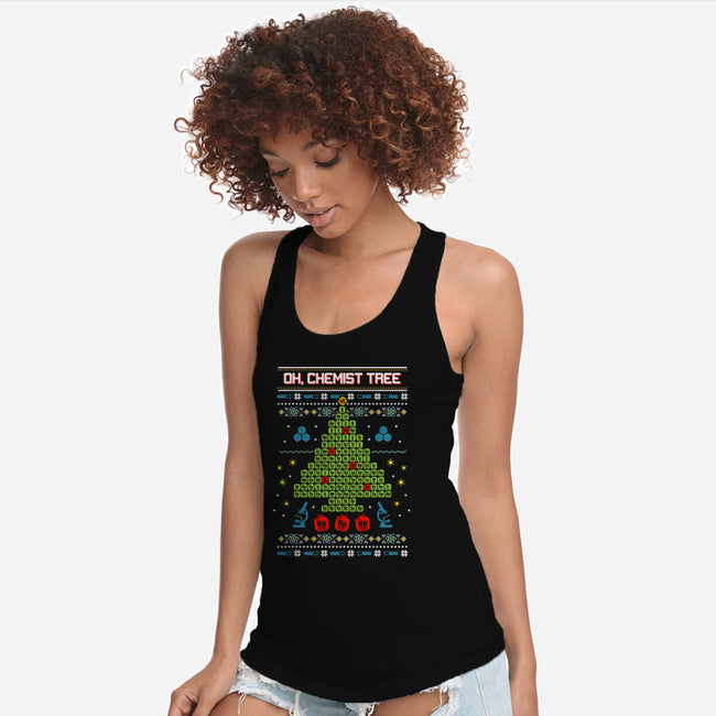 Oh, Chemist Tree!-womens racerback tank-neverbluetshirts