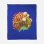 Ohmu and Fox-none fleece blanket-storyofthedoor