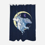 Old As The Sky, Old As The Moon-none polyester shower curtain-KatHaynes