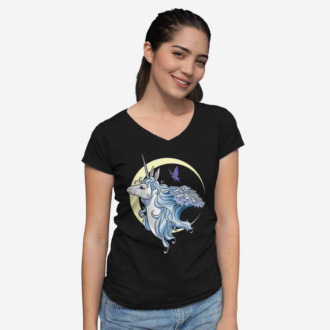 Old As The Sky, Old As The Moon-womens v-neck tee-KatHaynes