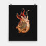 Old School Mermaid Trouble-none matte poster-Zeeee