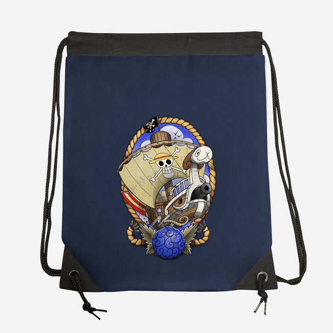 Old School's Going Merry-none drawstring bag-aLittleFED