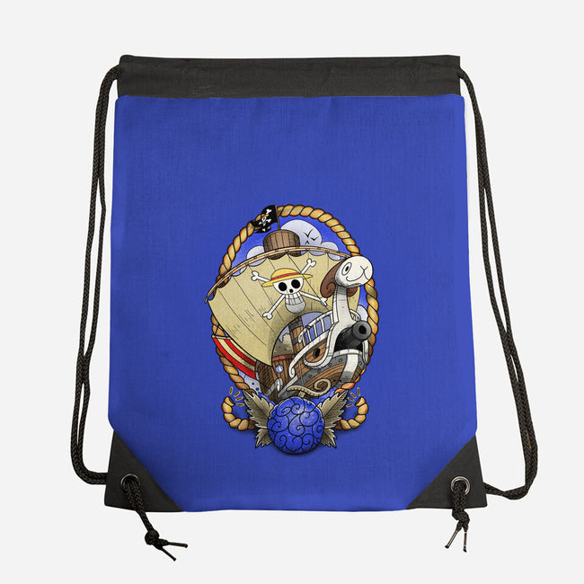 Old School's Going Merry-none drawstring bag-aLittleFED