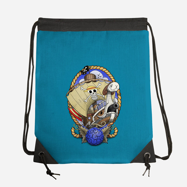 Old School's Going Merry-none drawstring bag-aLittleFED