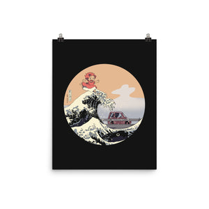 On the Cliff by the Sea