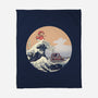 On the Cliff by the Sea-none fleece blanket-leo_queval