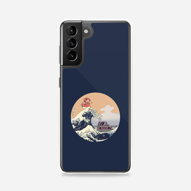 On the Cliff by the Sea-samsung snap phone case-leo_queval
