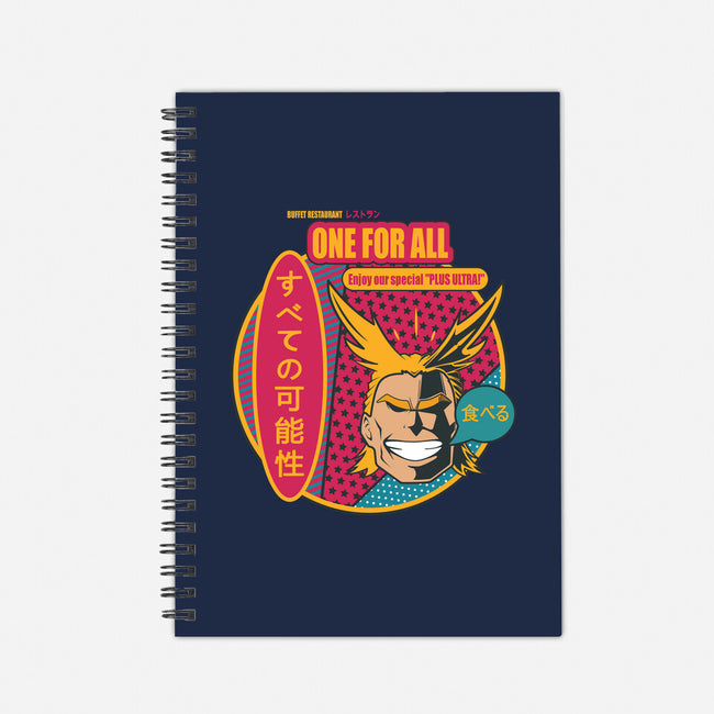 One for All Restaurant-none dot grid notebook-Coconut_Design