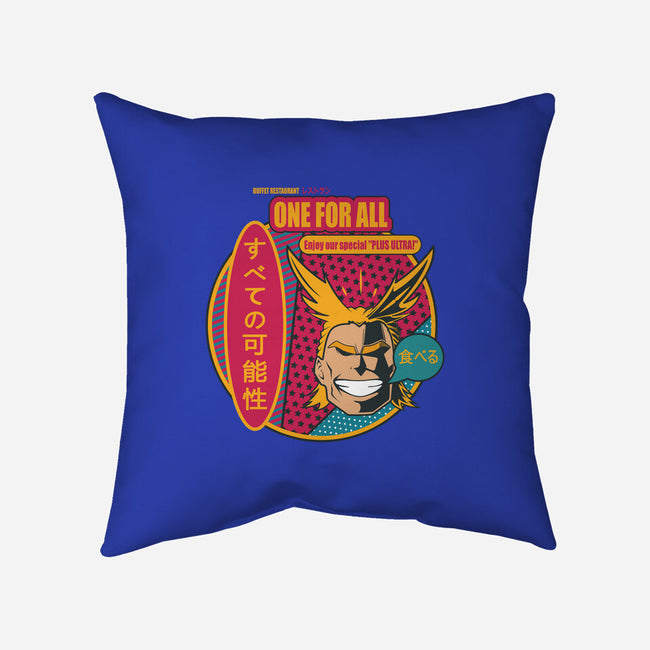 One for All Restaurant-none removable cover w insert throw pillow-Coconut_Design