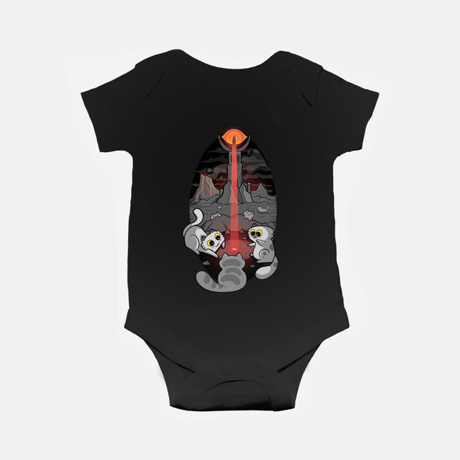 One Light Beam To Rule Them All-baby basic onesie-queenmob