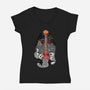 One Light Beam To Rule Them All-womens v-neck tee-queenmob