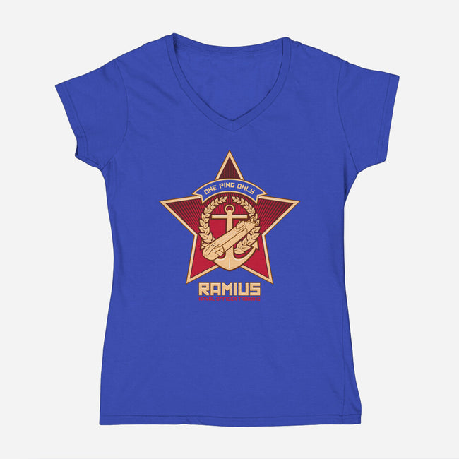 One Ping Only-womens v-neck tee-Matt_Dearden