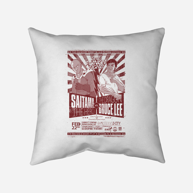 One Punch Fight-none removable cover w insert throw pillow-Getsousa!