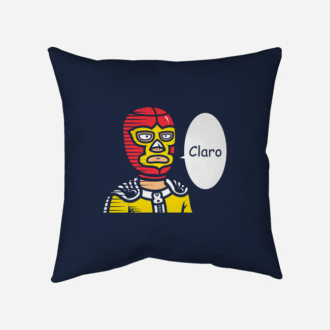 One Punch Macho-none removable cover w insert throw pillow-krisren28