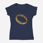 One Ring-womens v-neck tee-thehookshot