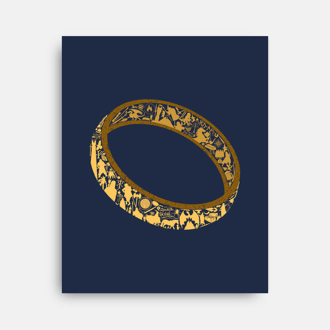 One Ring-none stretched canvas-thehookshot